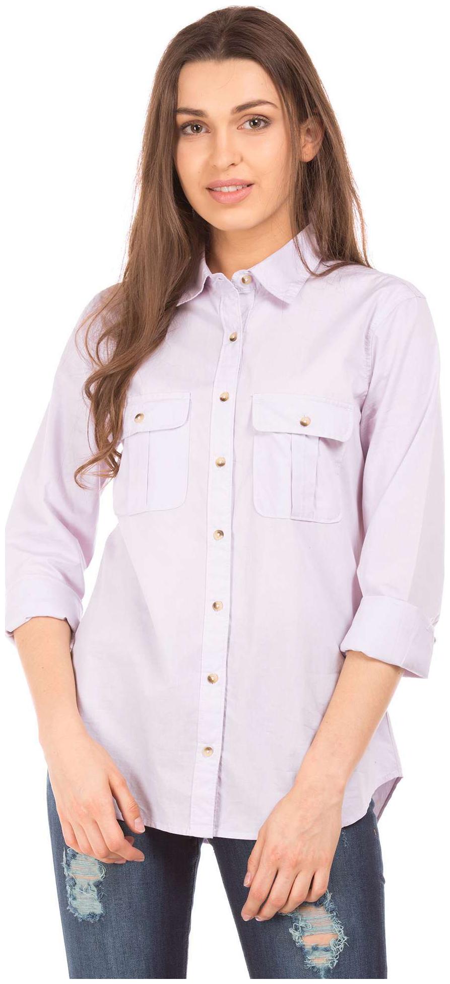 

Aeropostale Women Pink Solid Regular Fit Shirt