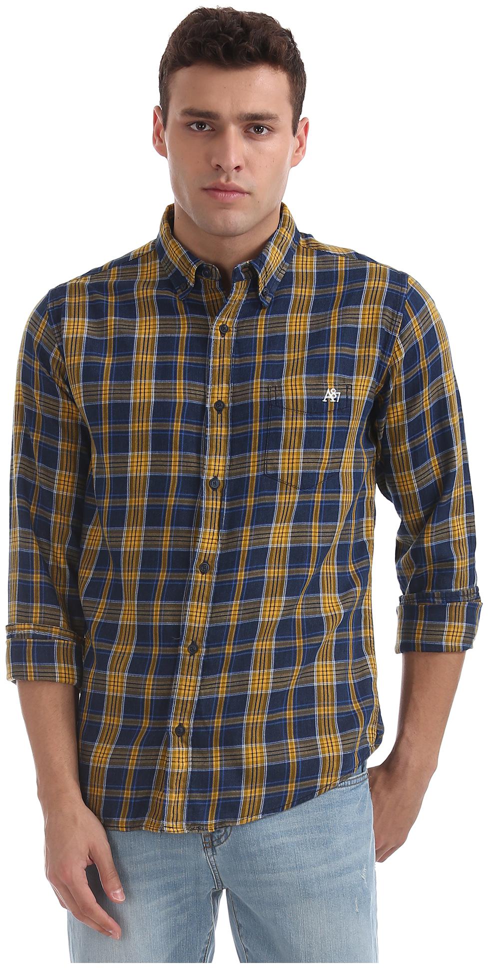 

Aeropostale Men Multi Checked Regular Fit Casual Shirt