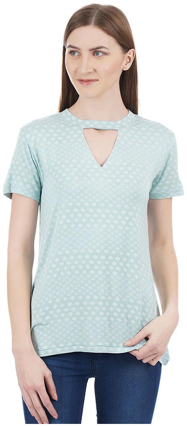 

Aeropostale Women Printed Regular top - Blue