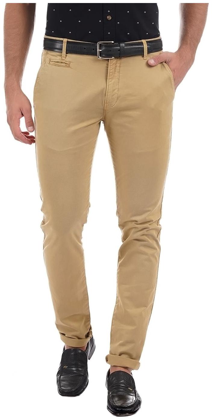 

Aeropostale Men Beige Solid Slim fit Chinos