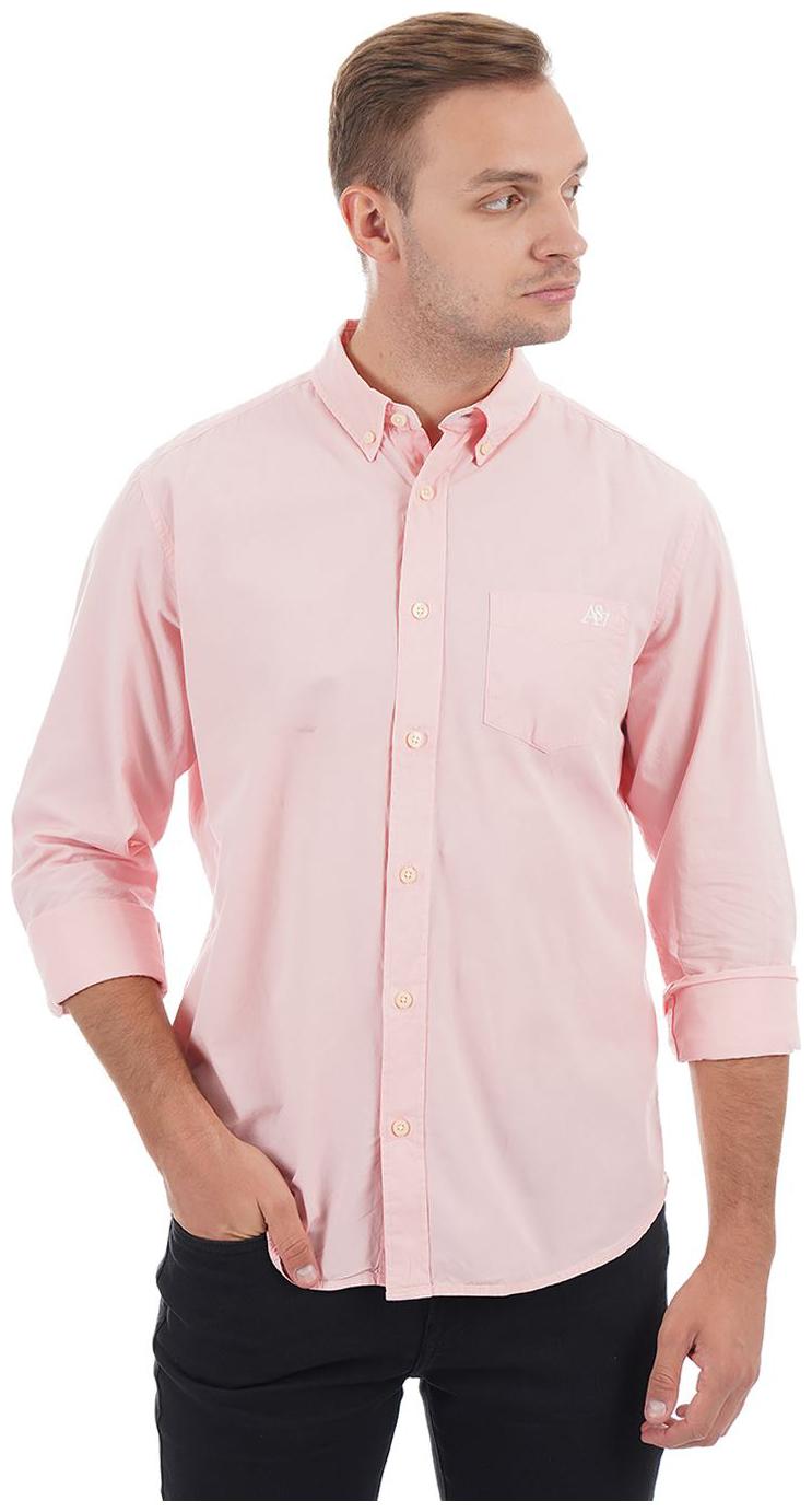 

Aeropostale Men Pink Solid Slim Fit Casual Shirt