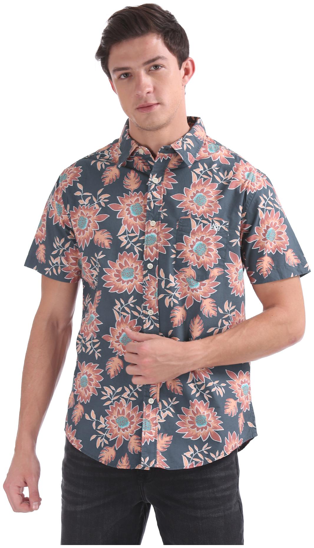 

Aeropostale Men Multi Floral Slim Fit Casual Shirt