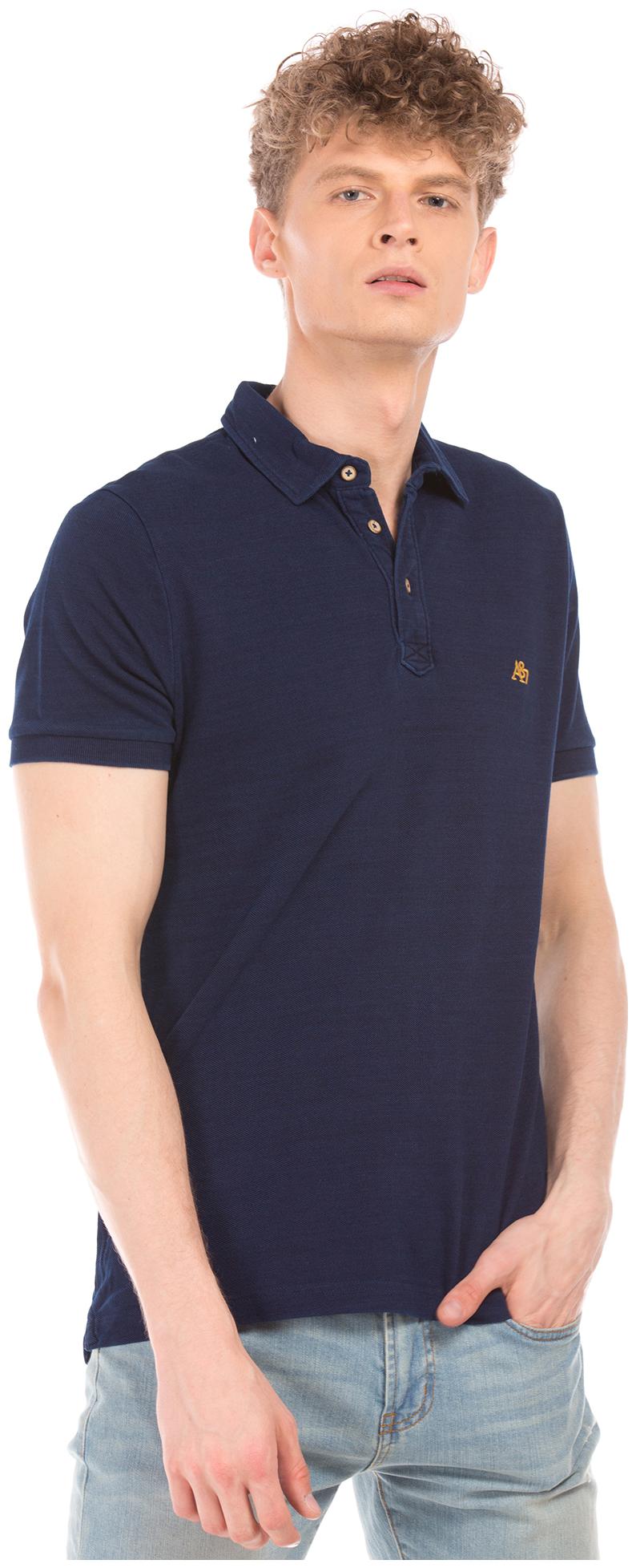

Aeropostale Men Blue Regular fit Cotton Blend Polo collar T-Shirt - Pack Of 1