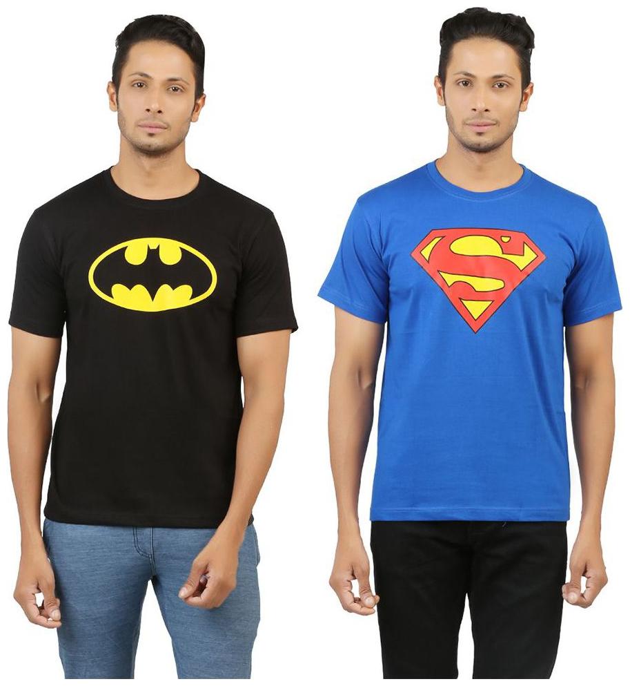 

AFIYA TRADERS Men Multi Regular fit Cotton Round neck T-Shirt - Pack Of 1