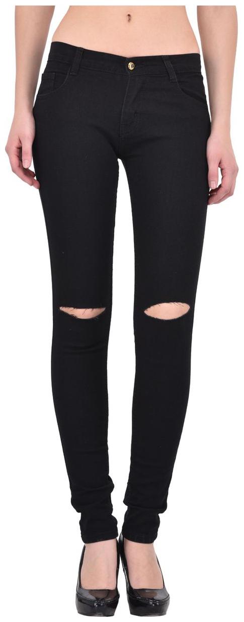 

Ansh Fashion Wear Women Black Straight fit Jeans