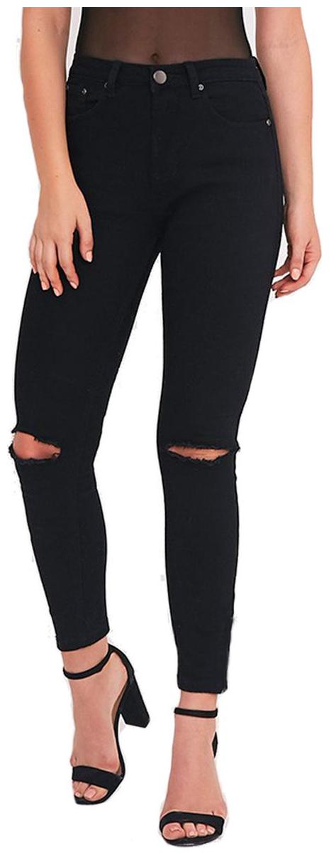 

Ansh Fashion Wear Women Black Straight fit Jeans
