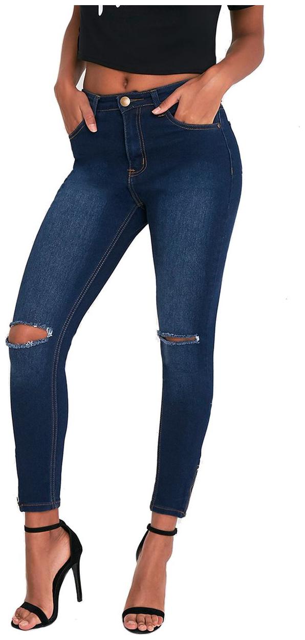 

Ansh Fashion Wear Women Blue Straight fit Jeans