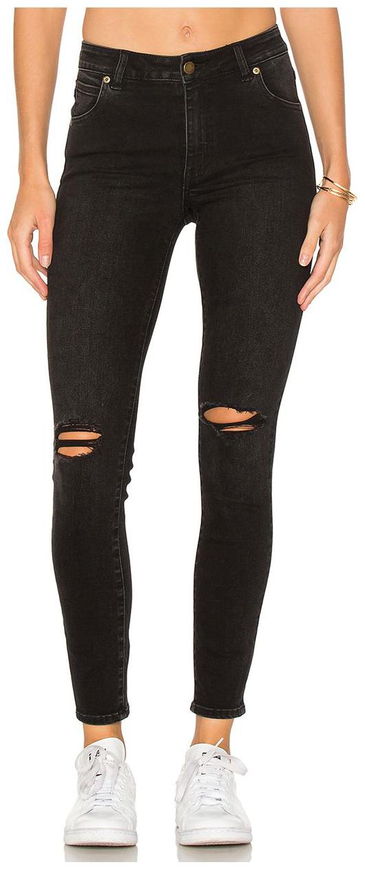 

Ansh Fashion Wear Women Black Straight fit Jeans