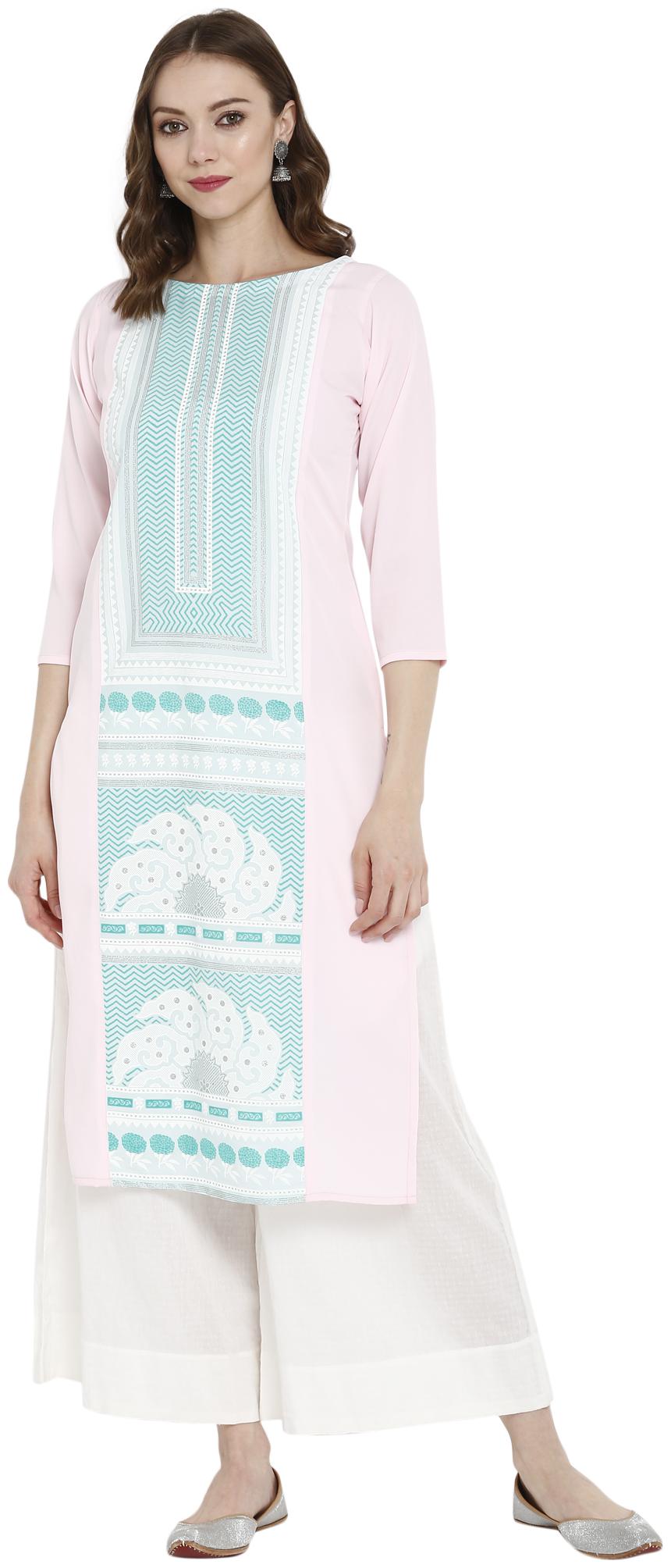 

Ahalyaa Women Multi Printed Straight Kurta