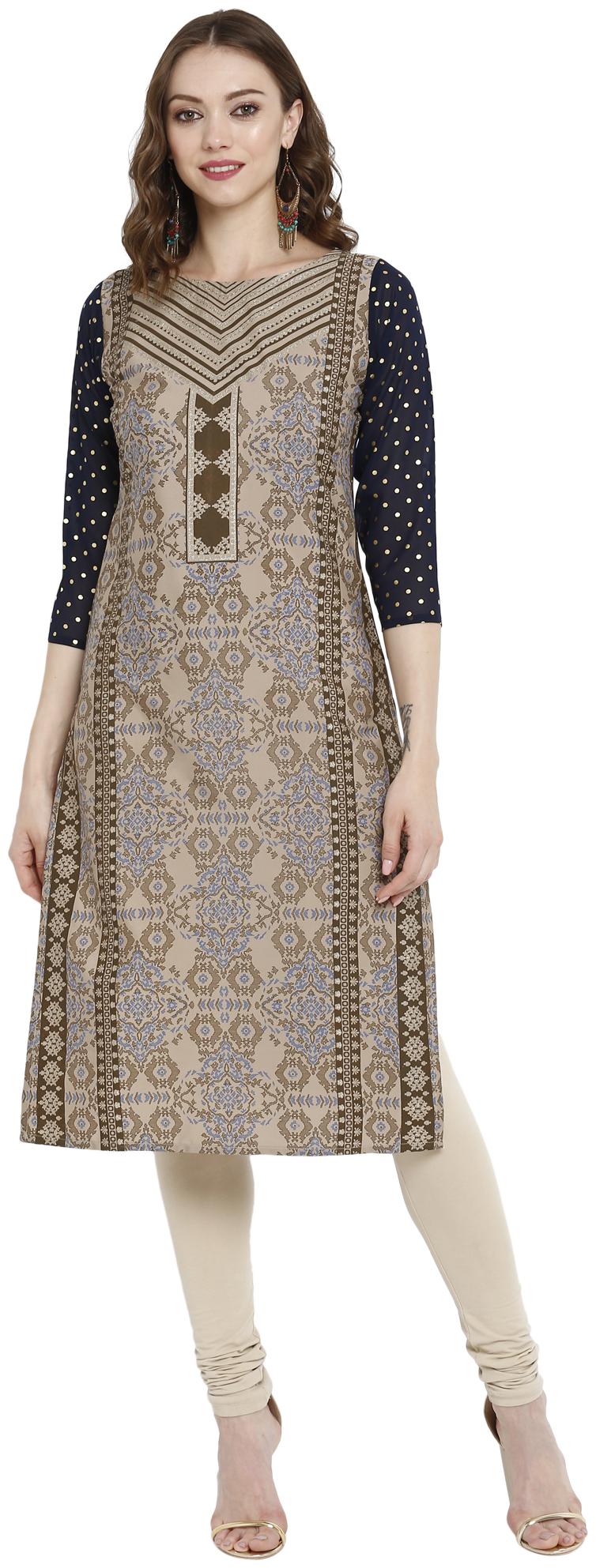 

Ahalyaa Women Multi Printed Straight Kurta