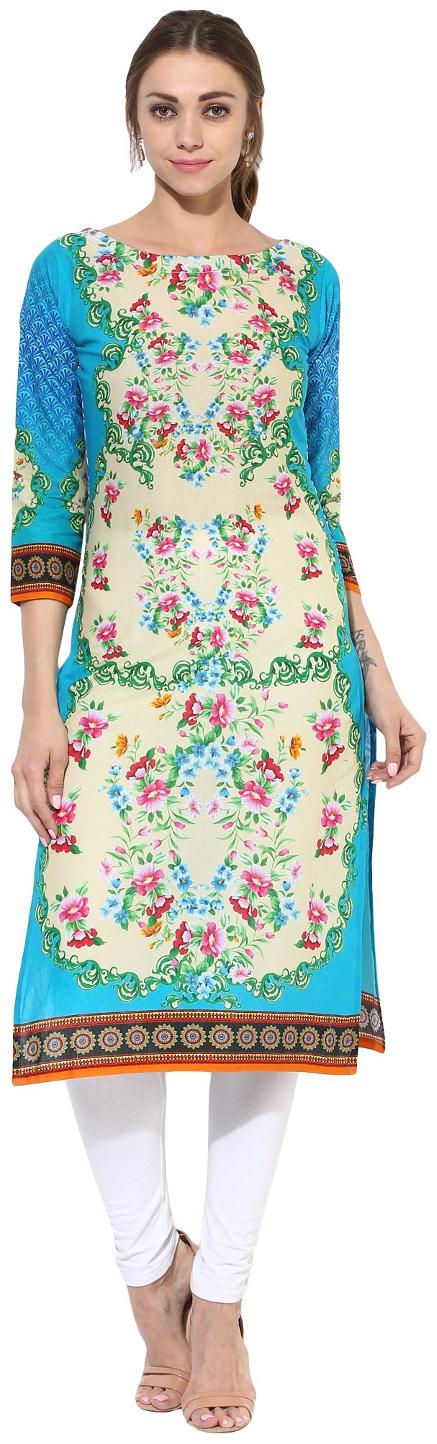 

Ahalyaa Women Multi Printed Straight Kurta
