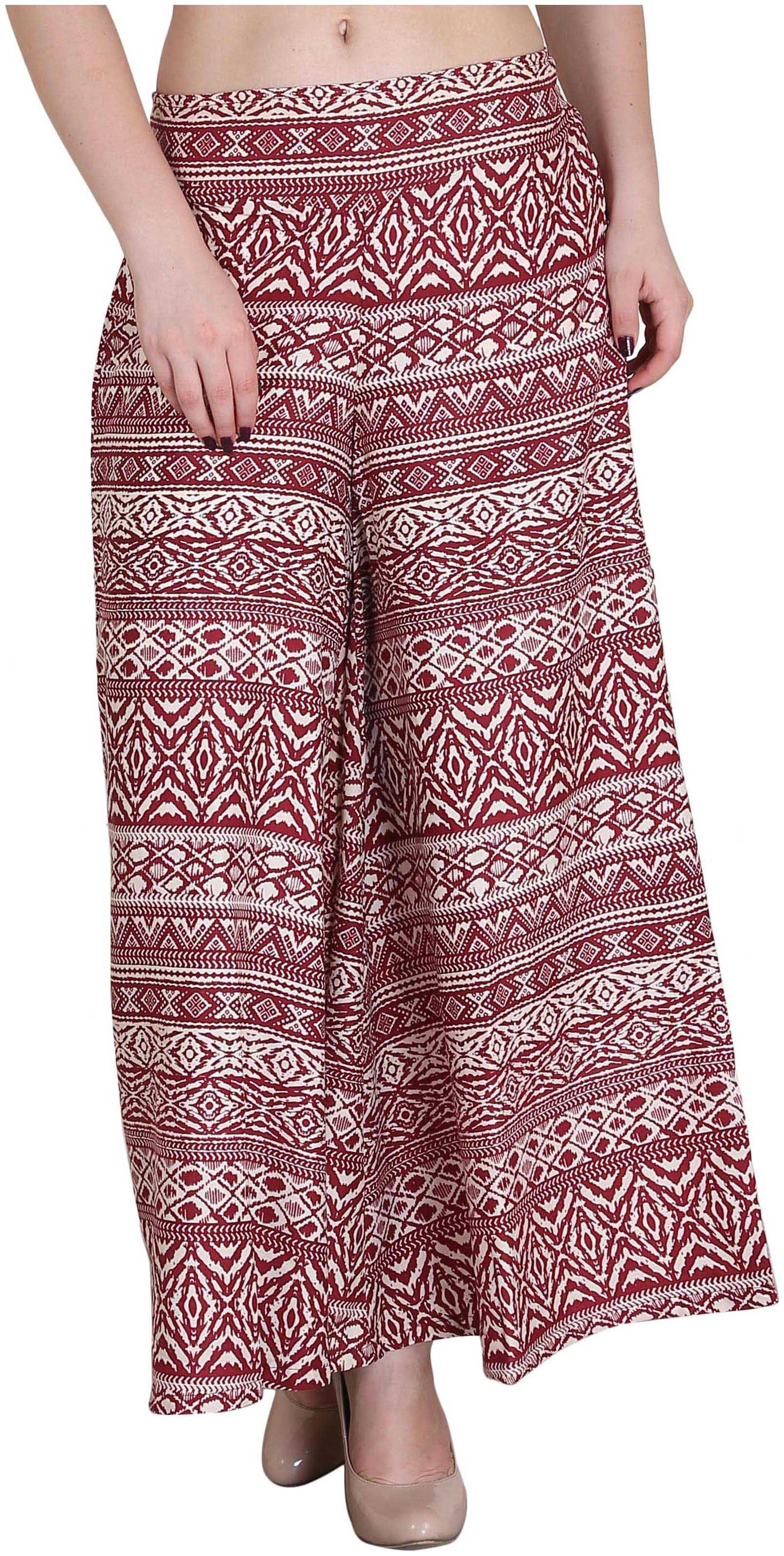 

AISA FASHION Multi Printed Flared Palazzo