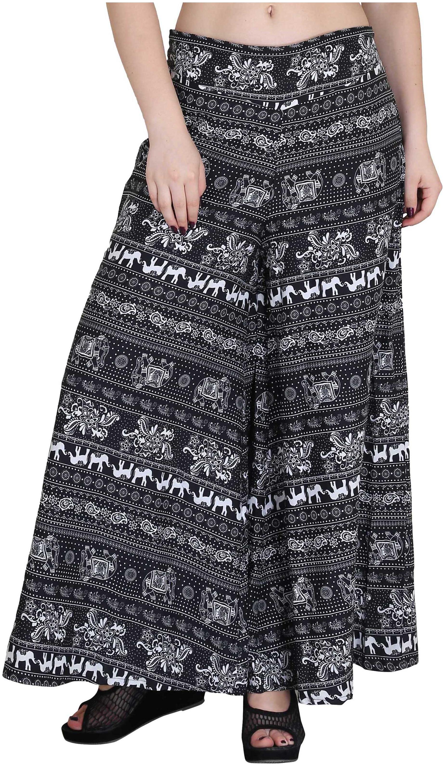 

AISA FASHION Multi Printed Flared Palazzo