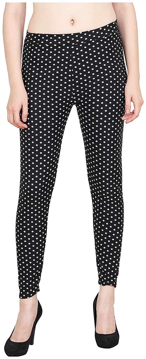 

Aiyra Women Polyester Printed Legging Black