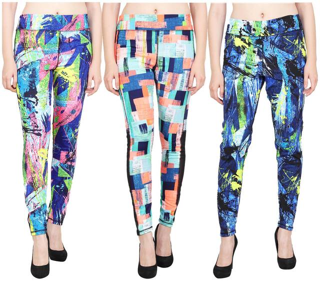 Aiyra Women Printed Legging Multi