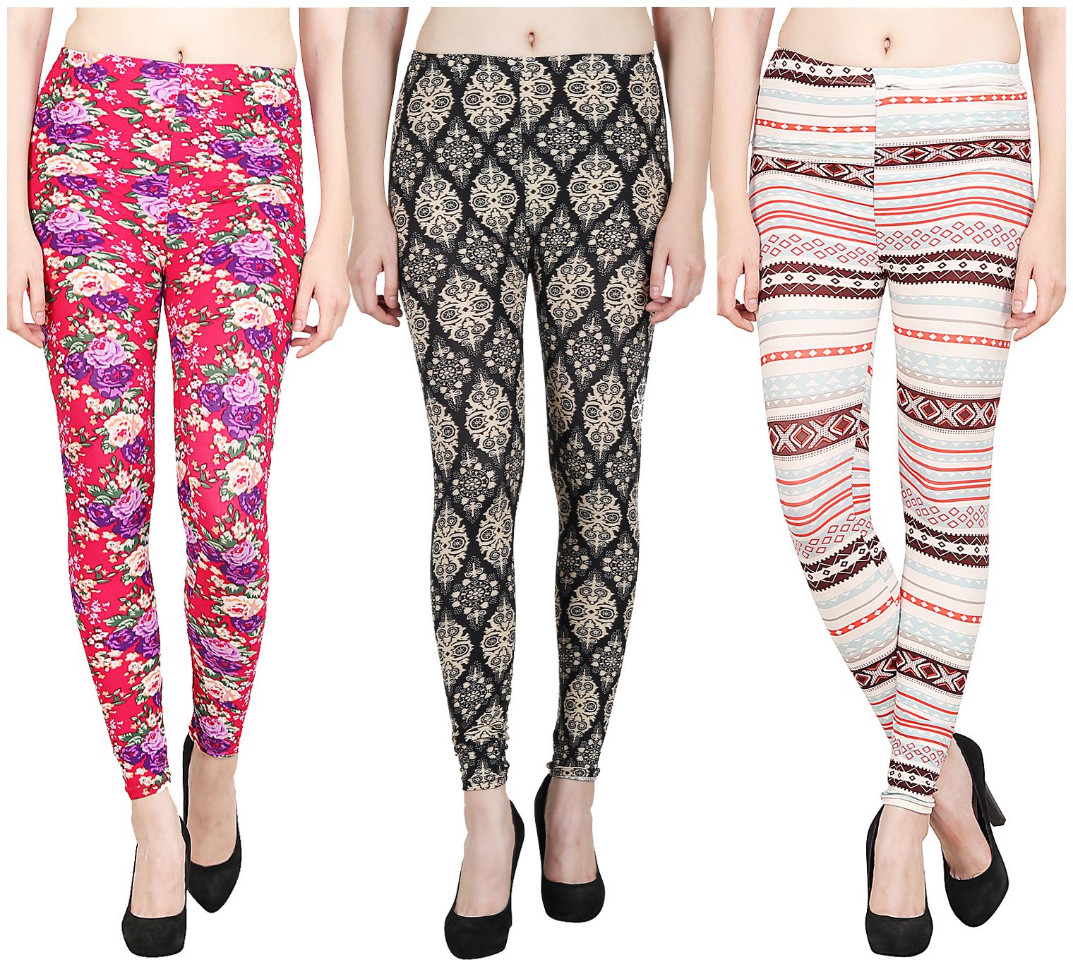 

Aiyra Women Polyester Ankle legging Multi color