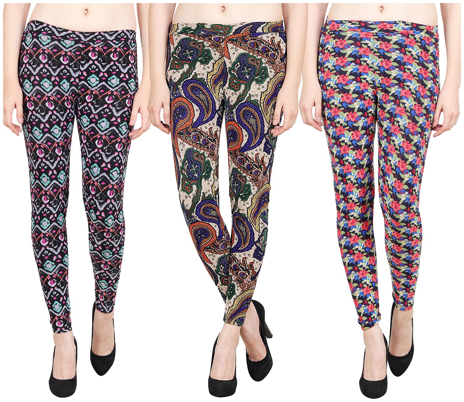 

Aiyra Women Polyester Ankle legging Multi color