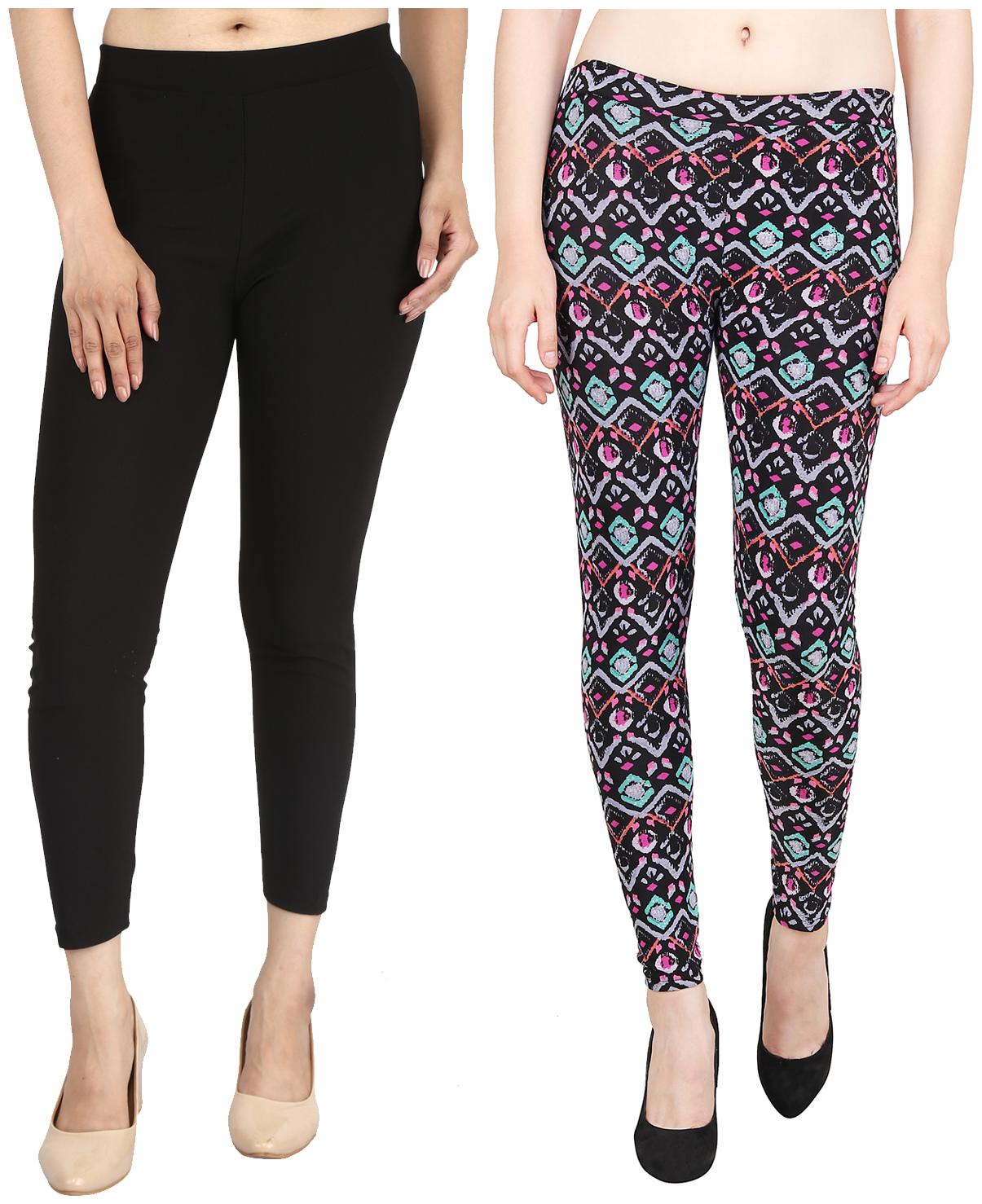 

Aiyra Women s Blended Printed Legging - Multi