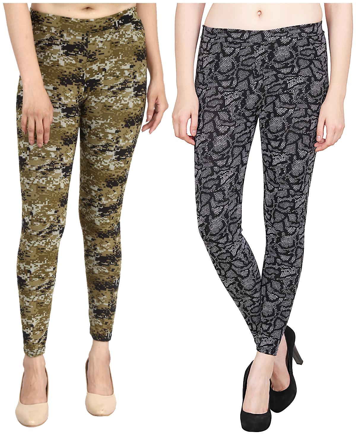 

Aiyra Women s Blended Printed Legging - Multi