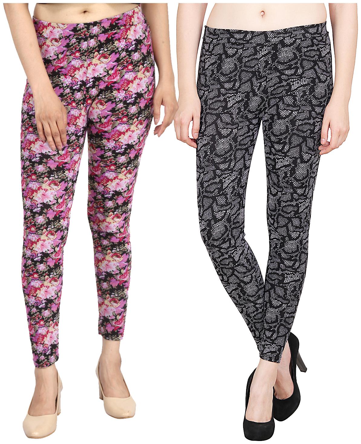 

Aiyra Women s Blended Printed Legging - Multi