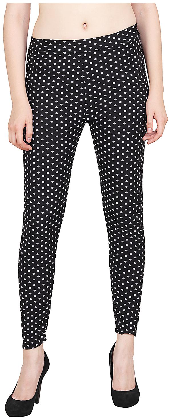 

Aiyra Women Polyester Printed Legging Black