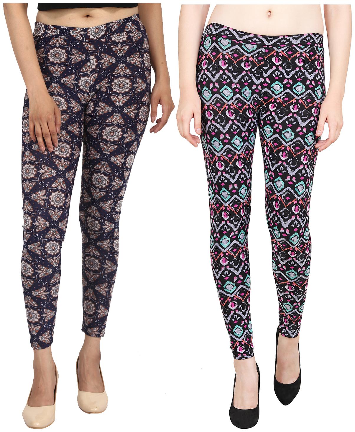 

Aiyra Women s Blended Printed Legging - Multi