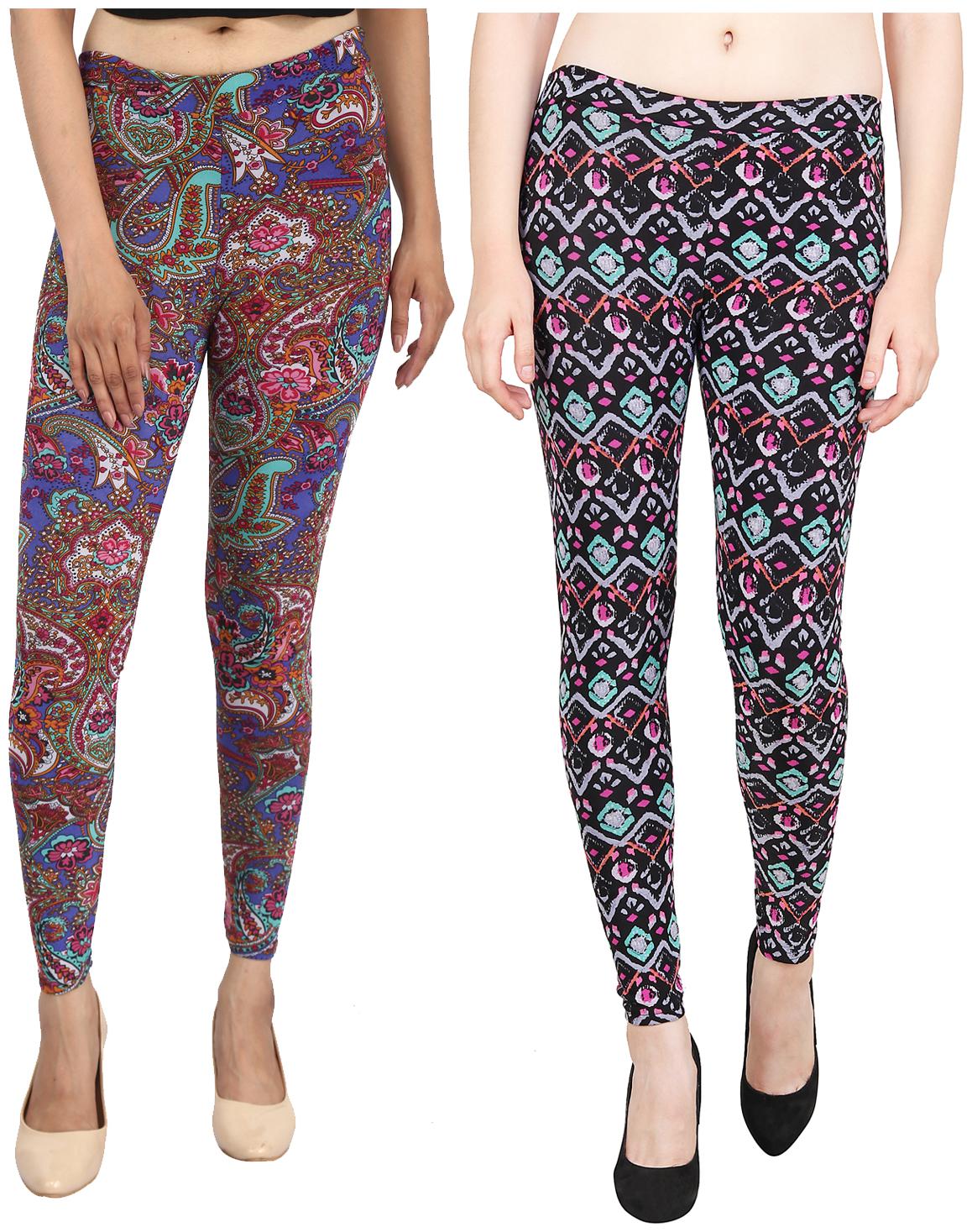 

Aiyra Women s Blended Printed Legging - Multi