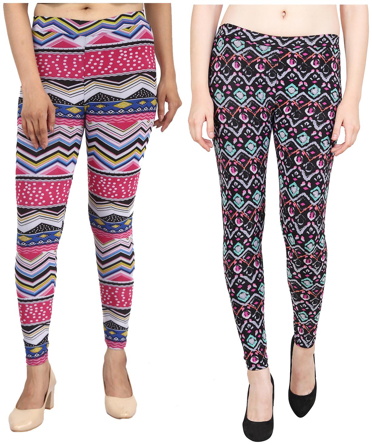 

Aiyra Women s Blended Printed Legging - Multi