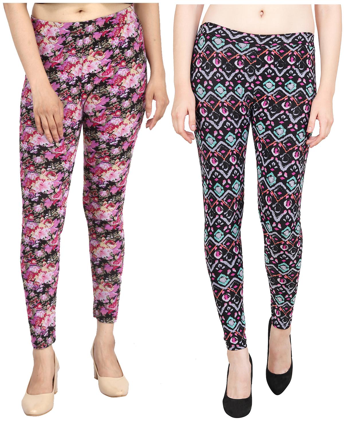 

Aiyra Women s Blended Printed Legging - Multi