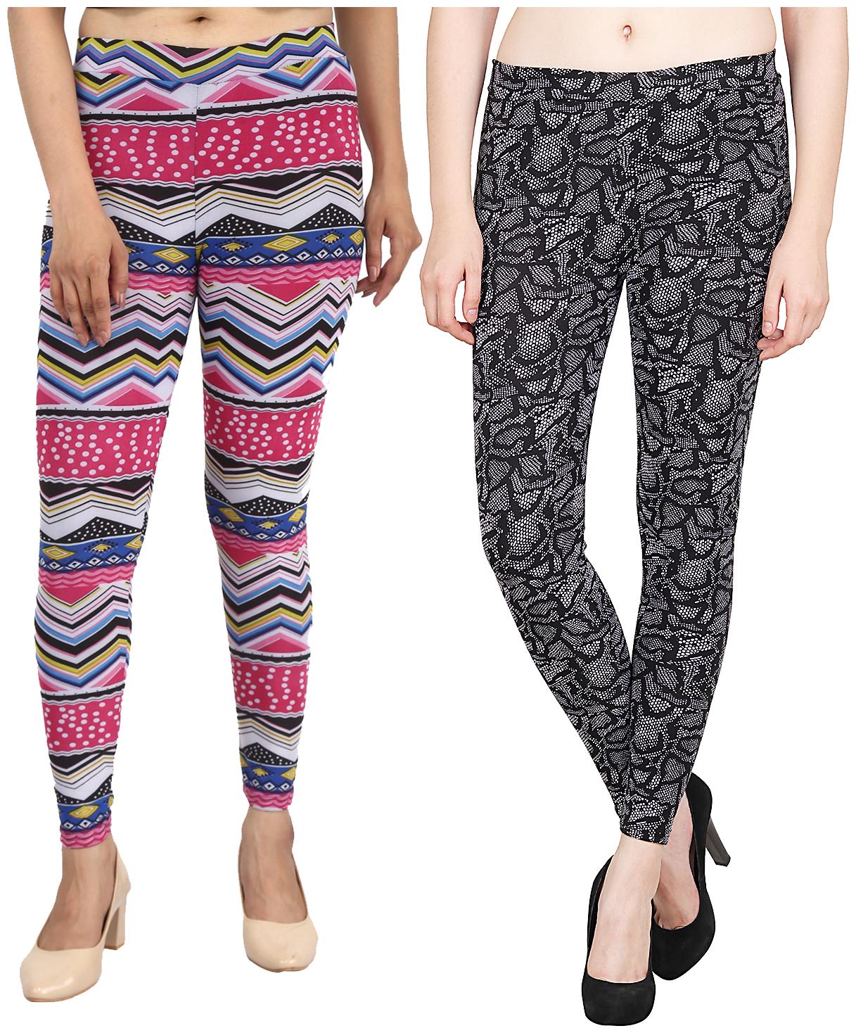 

Aiyra Women s Blended Printed Legging - Multi