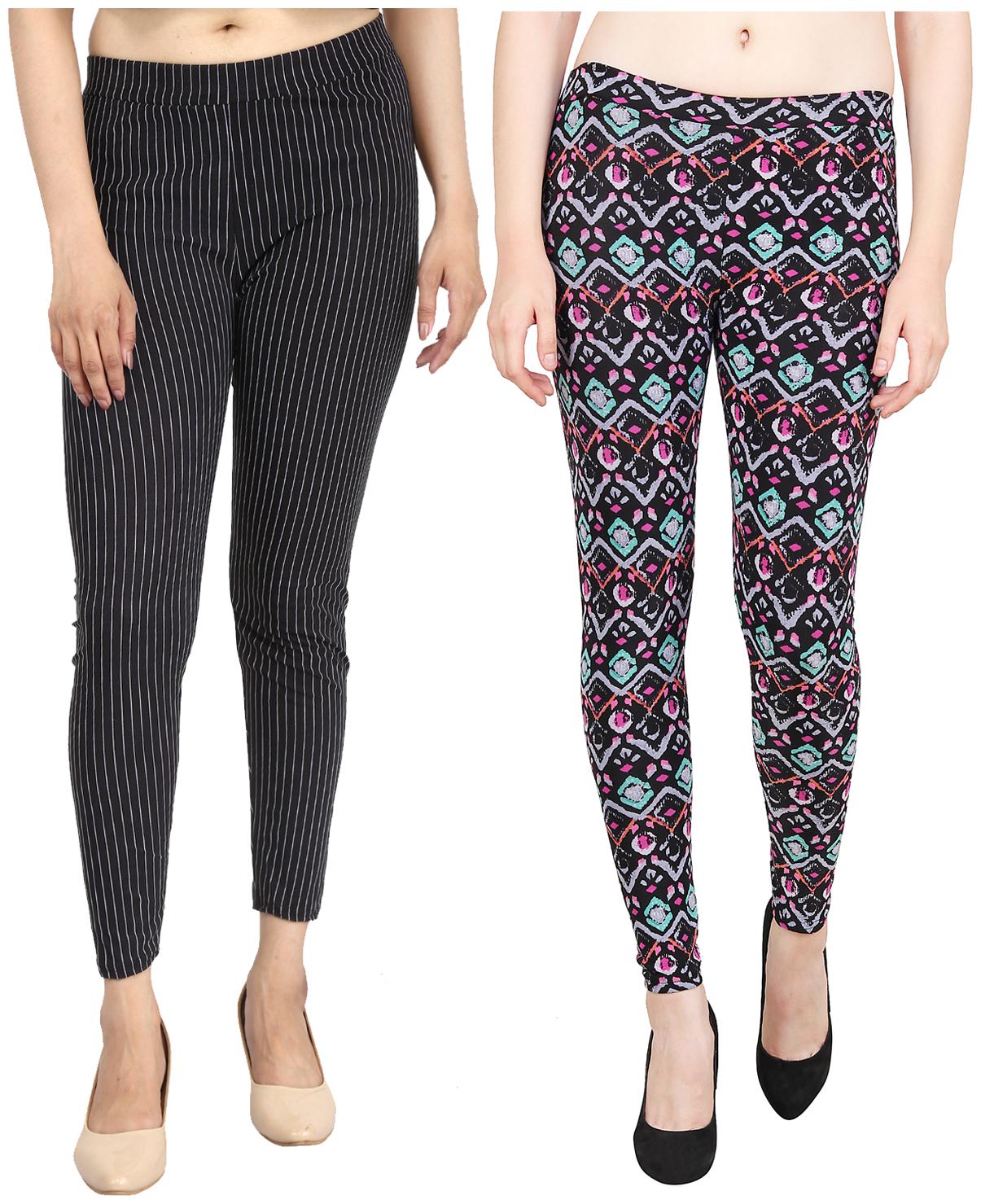 

Aiyra Women s Blended Printed Legging - Multi