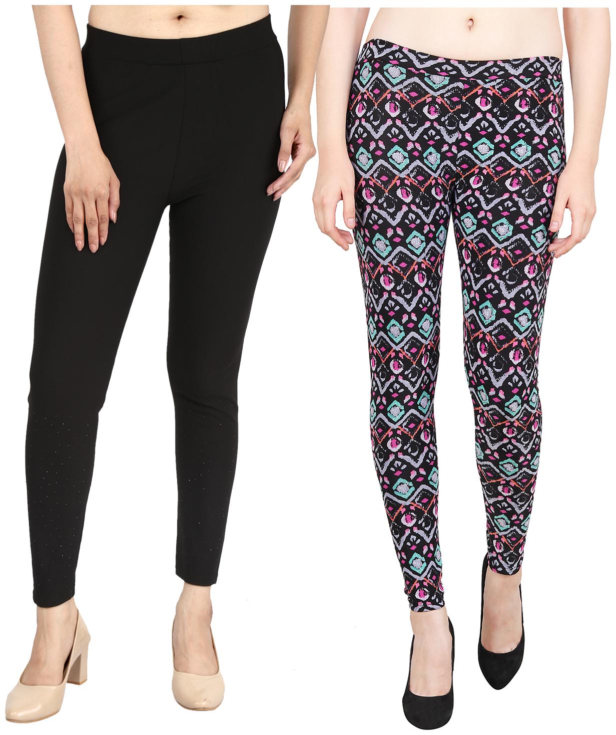 

Aiyra Women s Blended Printed Legging - Multi