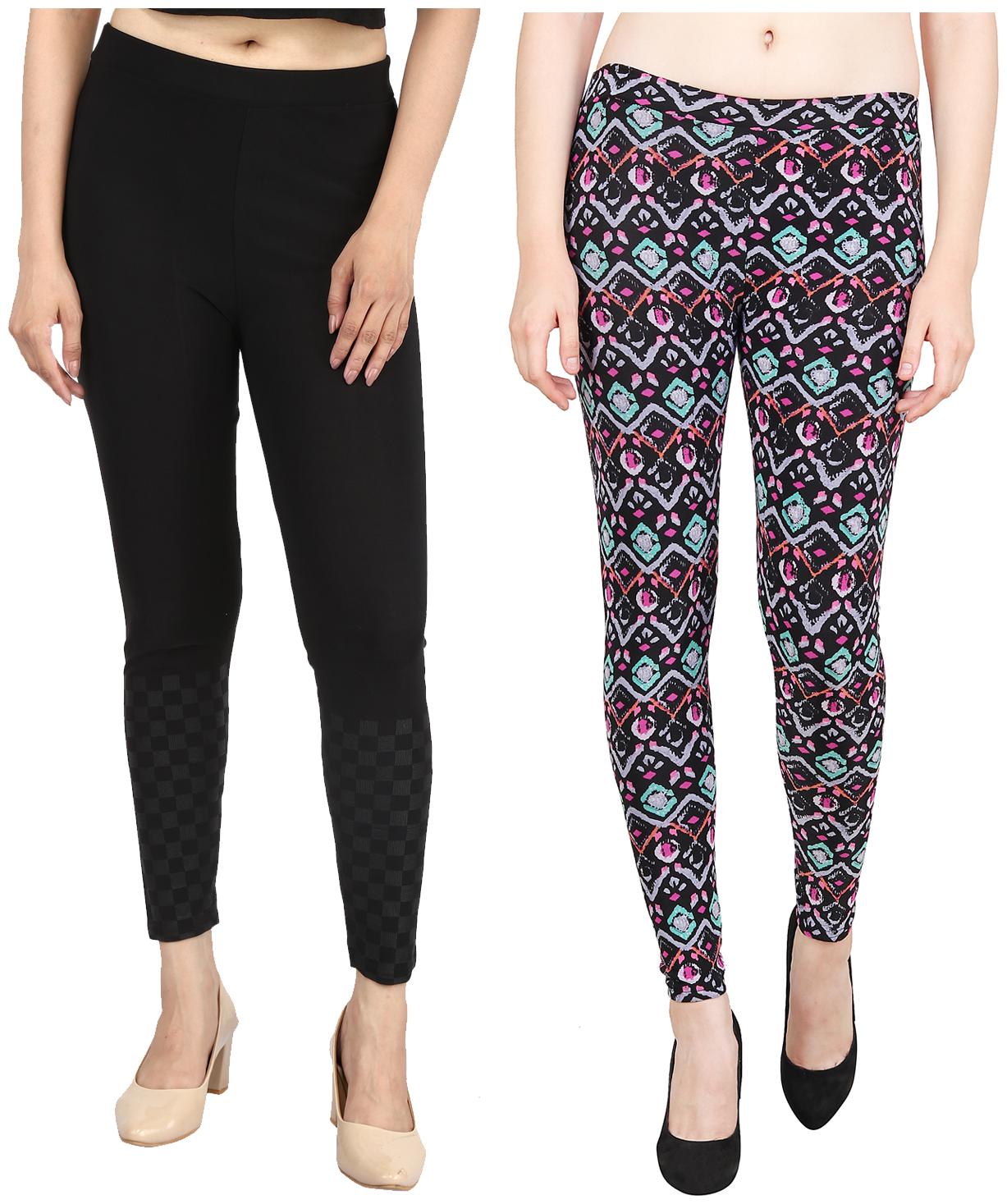 

Aiyra Women s Blended Printed Legging - Multi