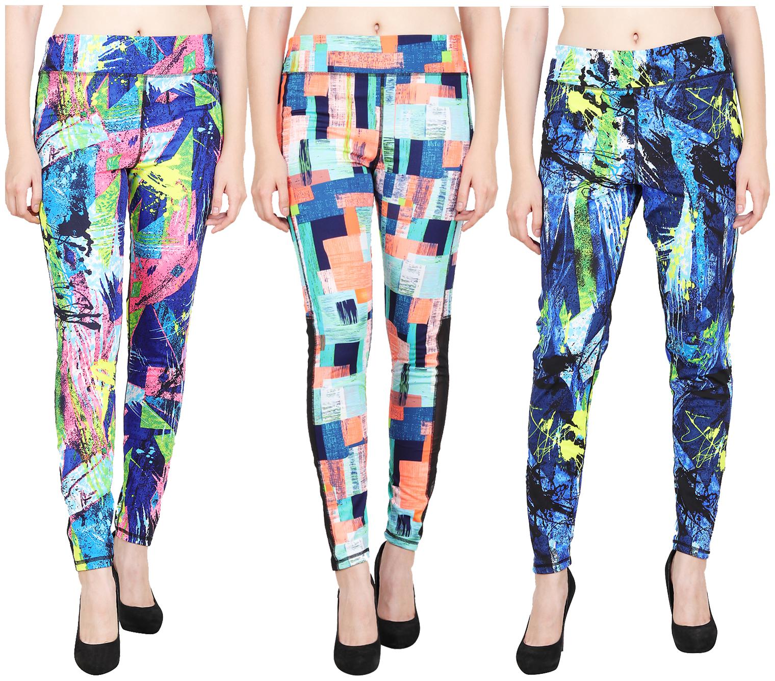 

Aiyra Women Polyester Ankle legging Multi color