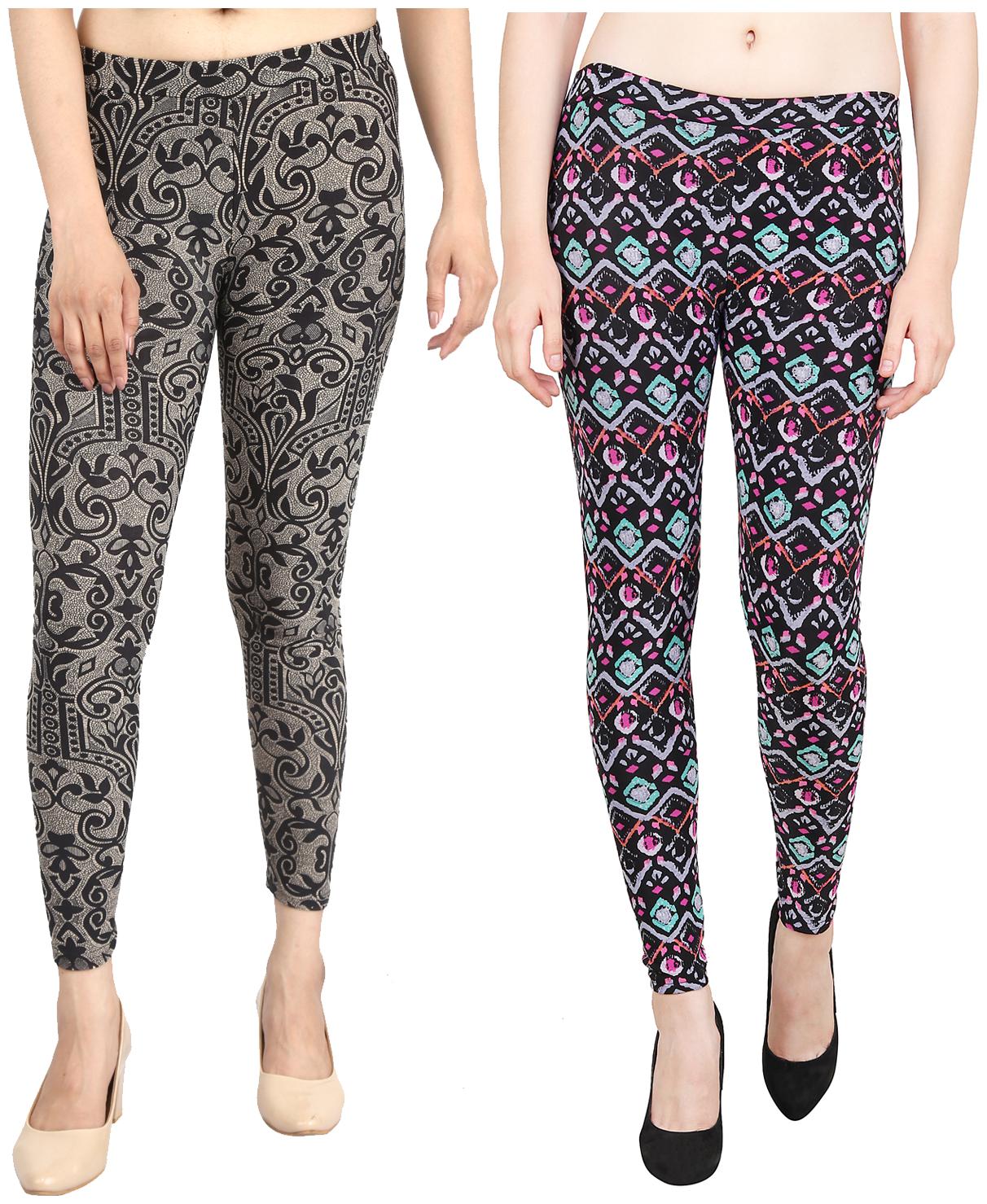

Aiyra Women s Blended Printed Legging - Multi