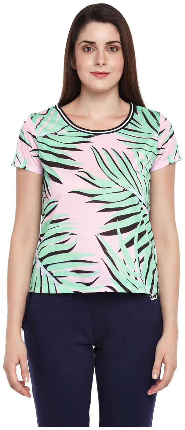 

Ajile By Pantaloons Women Printed Regular top - Pink