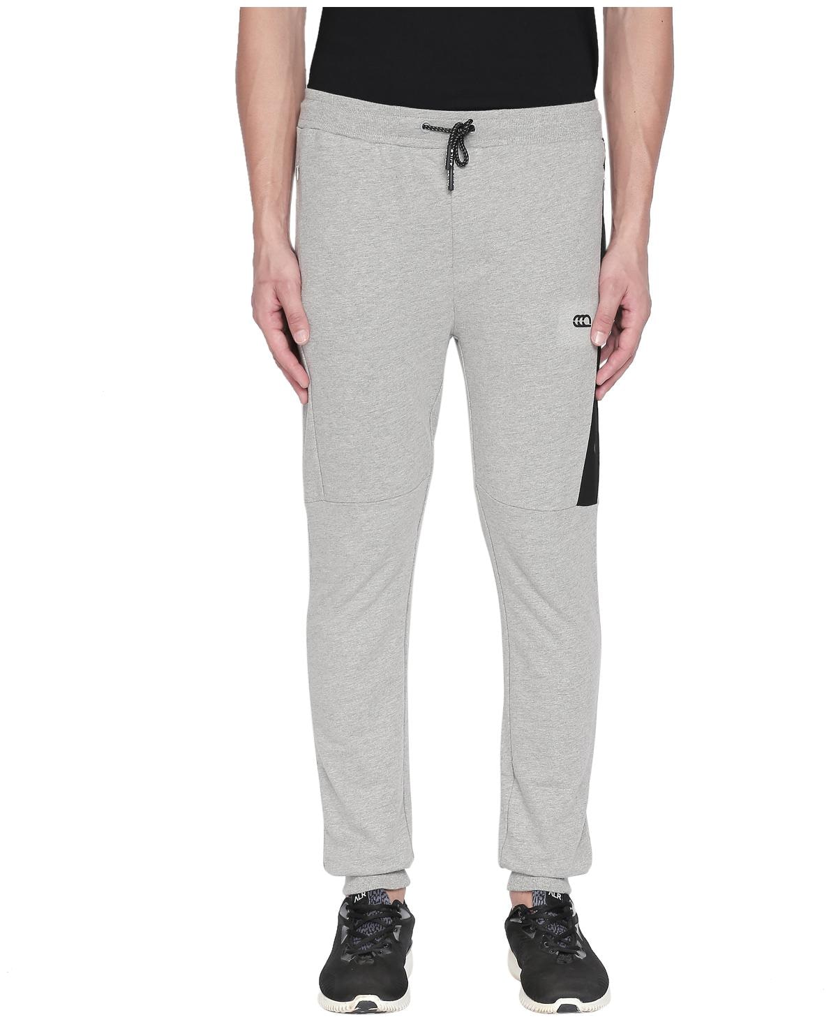 

Ajile By Pantaloons Men Grey Solid Slim fit Track pants