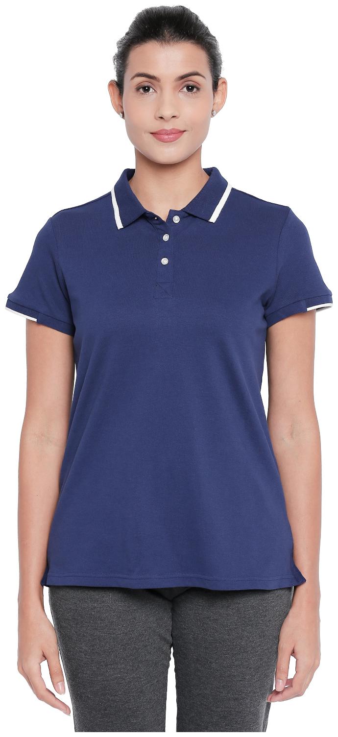 

Ajile By Pantaloons Women Solid Regular top - Blue