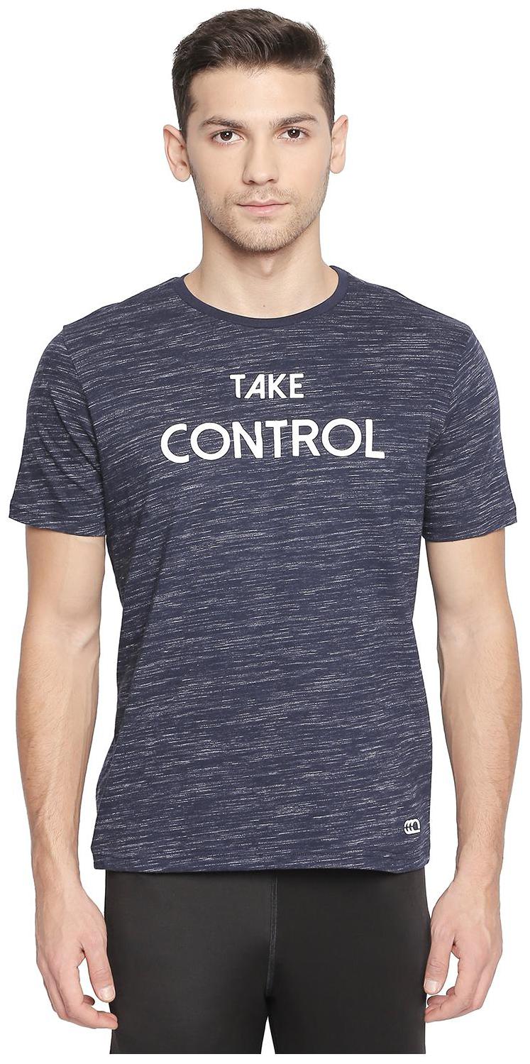 

Ajile By Pantaloons Men Blue Slim fit Cotton Round neck T-Shirt - Pack Of 1