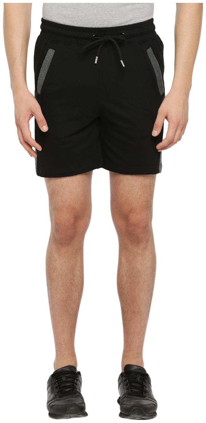 

Ajile By Pantaloons Men Black Slim Fit Regular Shorts