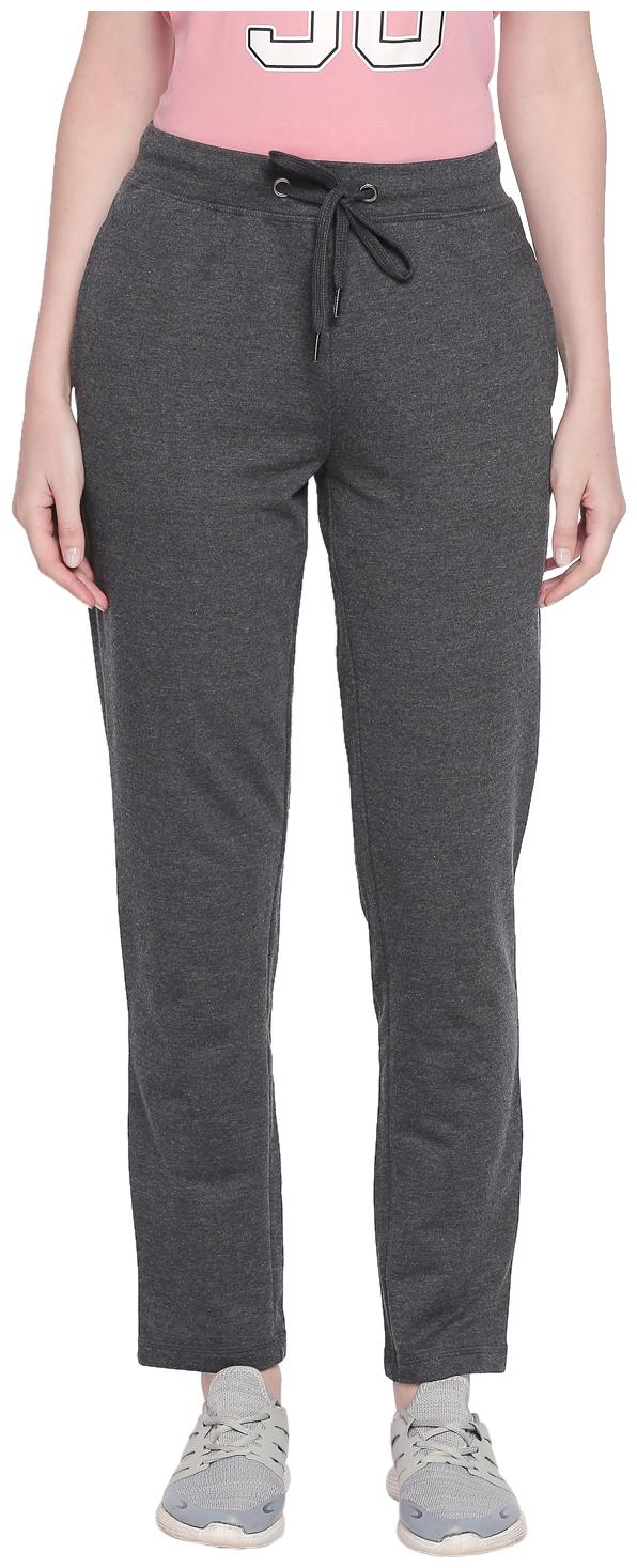 

Ajile By Pantaloons Women Regular fit Cotton Solid Track pants - Grey