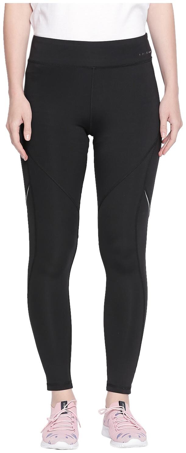 

Ajile By Pantaloons Women Regular fit Polyester Solid Track pants - Black