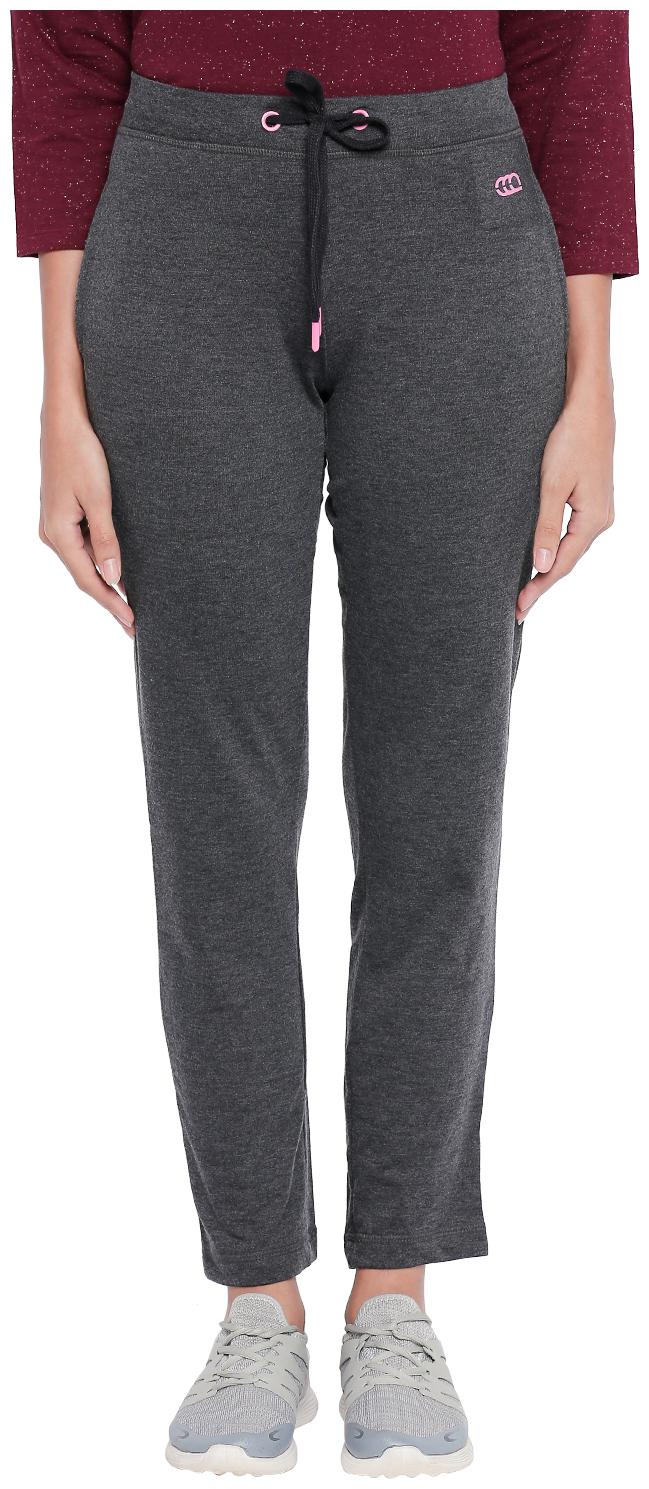 

Ajile By Pantaloons Women Regular fit Cotton Solid Track pants - Grey