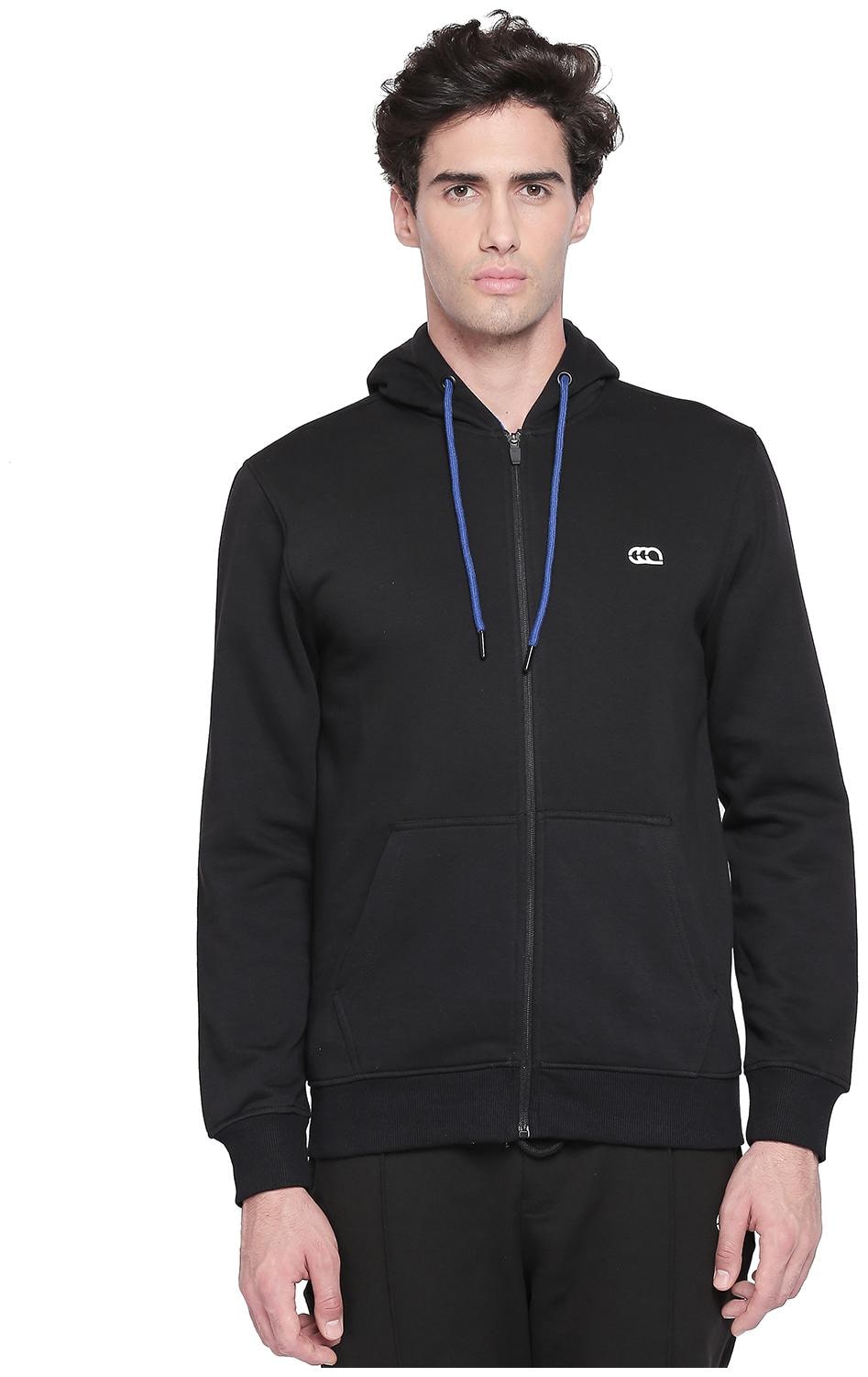 

Ajile By Pantaloons Men Black Hooded Sweatshirt