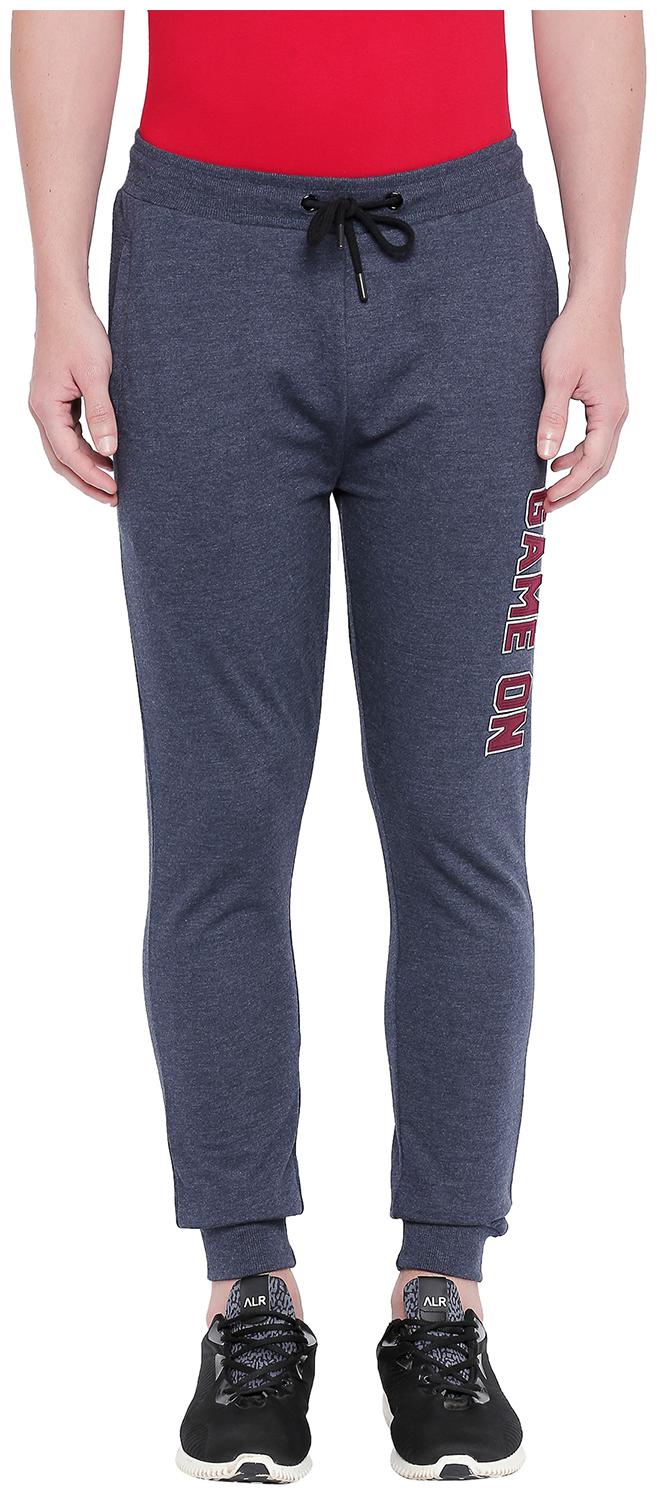 

Ajile By Pantaloons Cotton Printed Blue Color Track Pant for Men