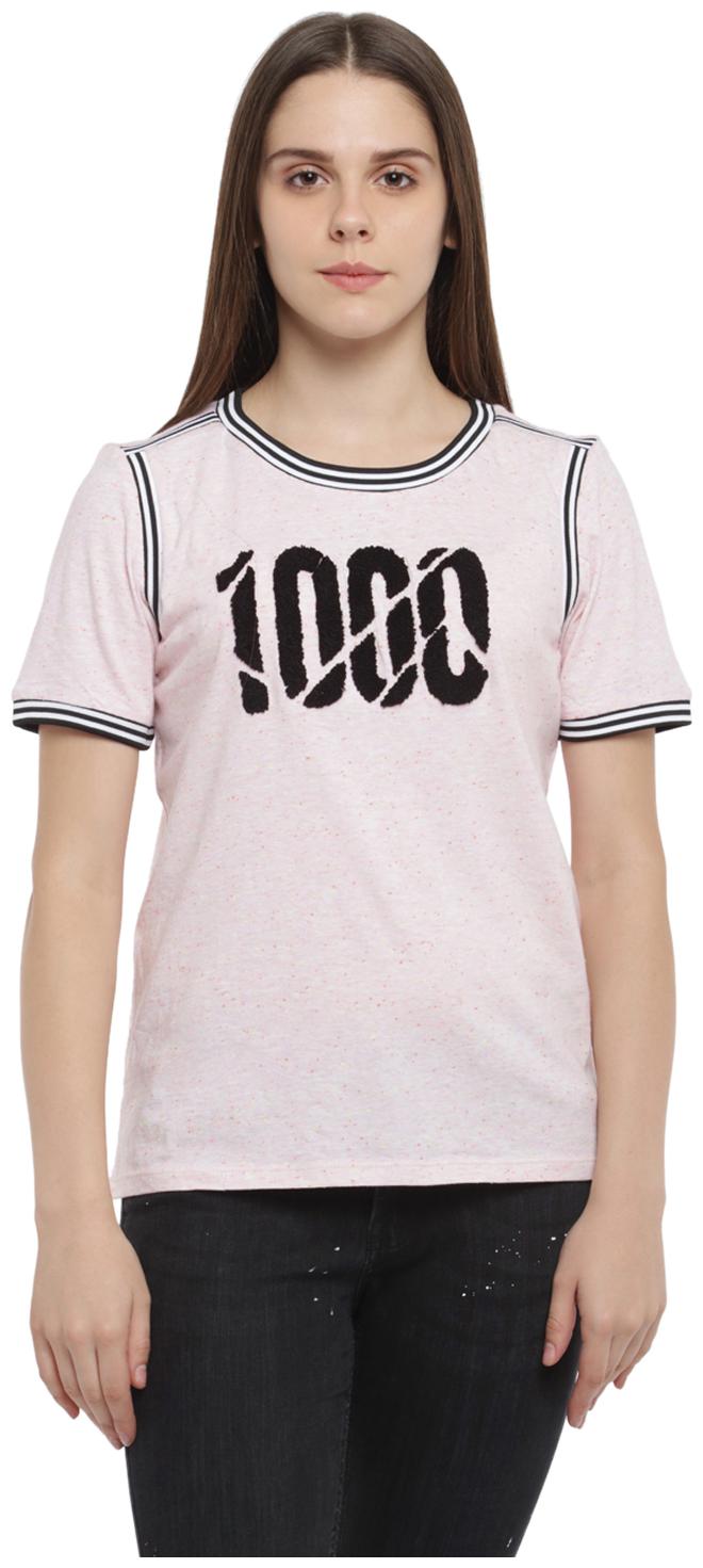 

Ajile By Pantaloons Women Printed Regular top - Pink