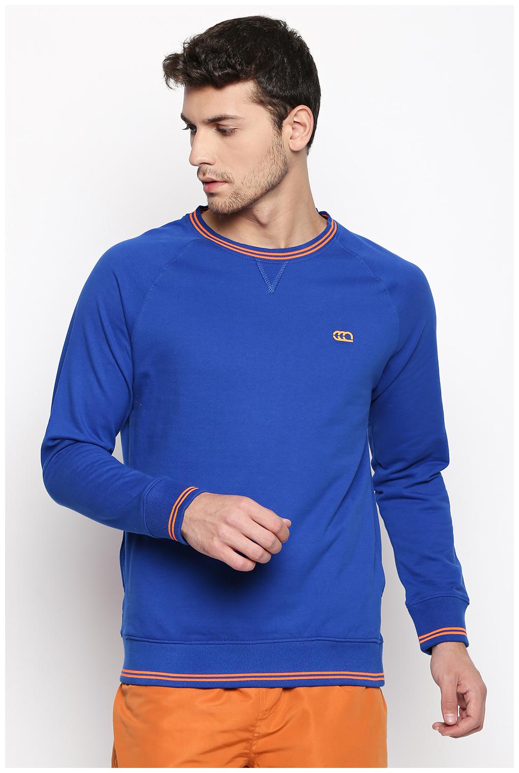 

Ajile By Pantaloons Men Blue Round neck Sweatshirt