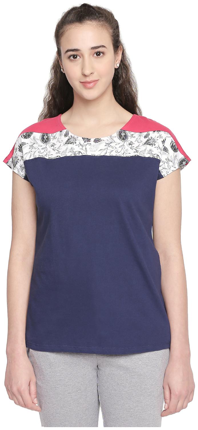 

Ajile By Pantaloons Women Solid Regular top - Blue