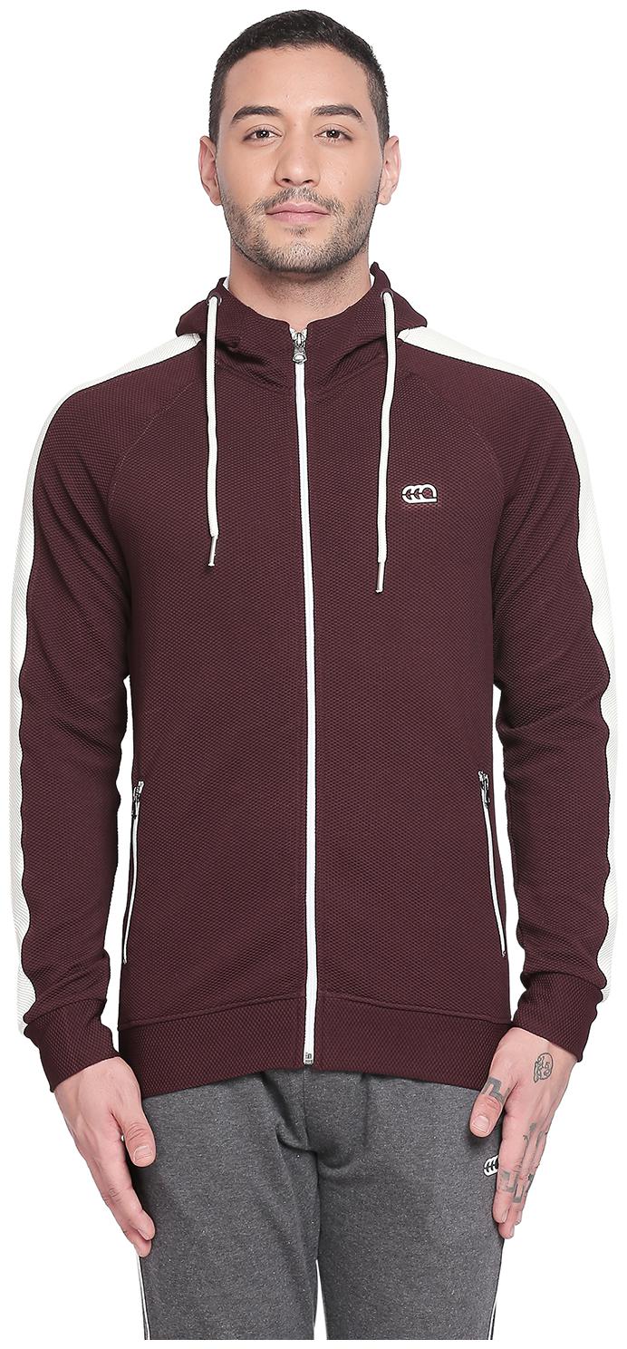 

Ajile By Pantaloons Men Maroon Hooded Sweatshirt