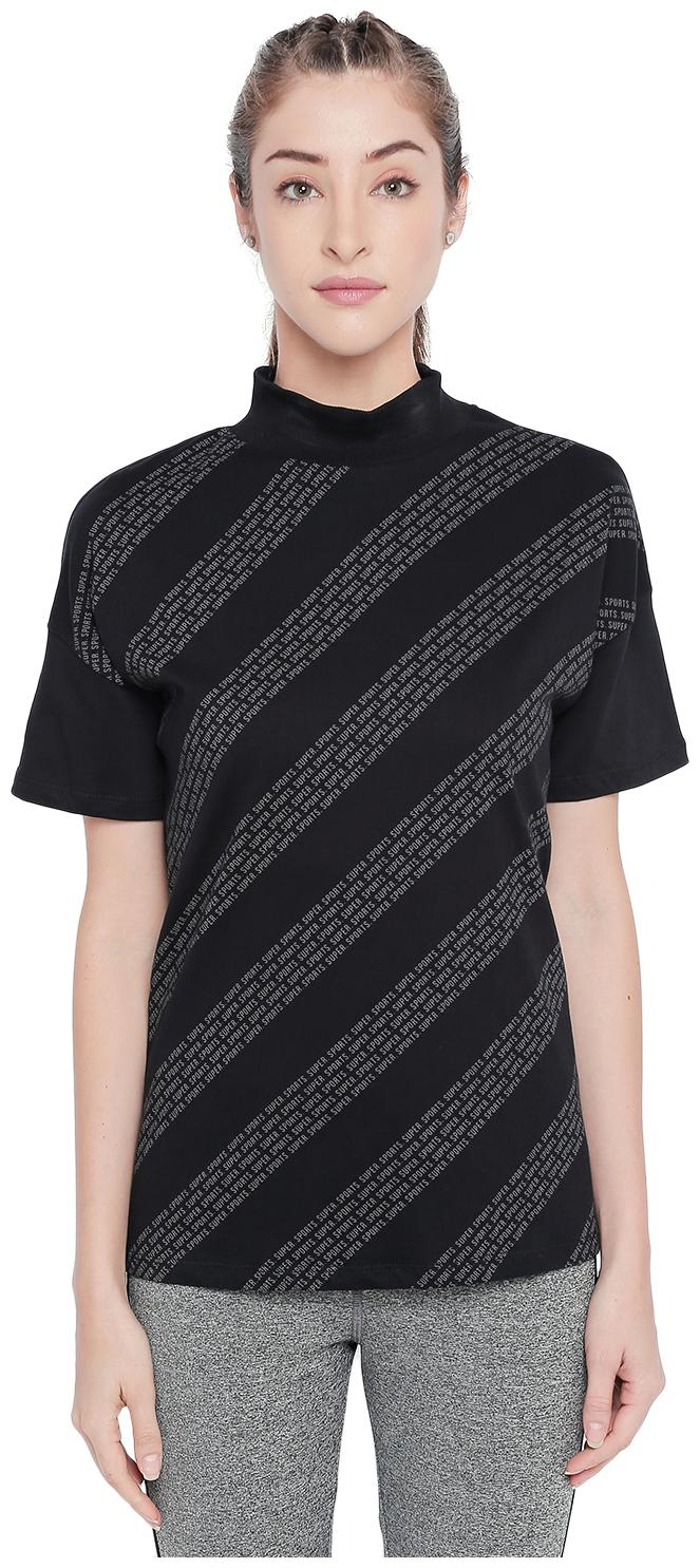 

Ajile By Pantaloons Women Striped Regular top - Black